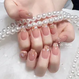 【初回オフ無料✨ケア込み】✨ミニモ限定価格✨話題の氷ワンホンネイル✨【当日予約OK】パラジェル変更可能