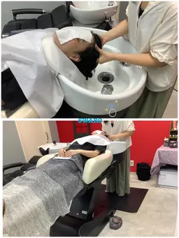 オーガニックヘッドスパ　　疲れた頭皮と髪に