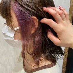 インナーカラー🩵🩵