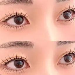 80度上向き立ち上げデザイン💓パリジェンヌラッシュリフト上下💜