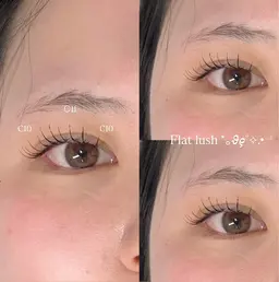 🤎フラットラッシュ70​〜​90本（30分と記載がございますが、60分ほどの施術となります。）リペア、オフなしの方のみ