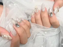 オフ無/有🩷チップ長さだし10本込み🍼持ち込みデザイン150分🧸🗝(10本アート)