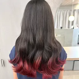 【推しカラー🥣🎀】カット+インナーカラー+Aujuaトリートメント