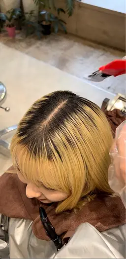 🔥土日限定🔥🌳メンズ、レディース、ケアブリーチリタッチ&カット🌳