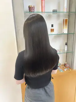 透明感抜群アディクシーカラー＋髪質改善トリートメント