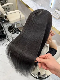 【究極髪質改善】酸性縮毛矯正＋カット＋イルミナカラー＋TOKIOトリートメント