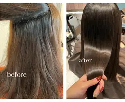 前髪カット➕前髪縮毛矯正