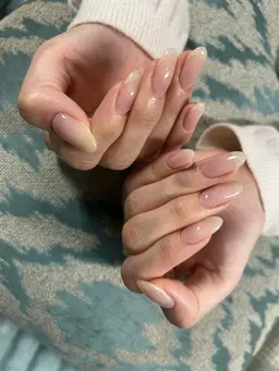 オフ込みクリアネイル🫧ハンド/フット　（透明なジェルで仕上げるシンプルネイルのメニュー♡補強にも最適です！）