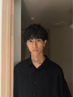 【メンズ限定価格☀️]men's cutパーマ+ 2step treatment+（希望者のみ）眉カット💇