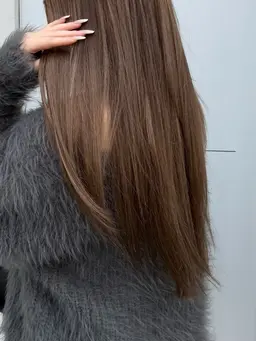 毛先を整えるメンテナンスカット