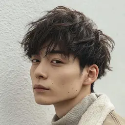 🔥朝ラク◎メンズカット+スパイラルパーマ