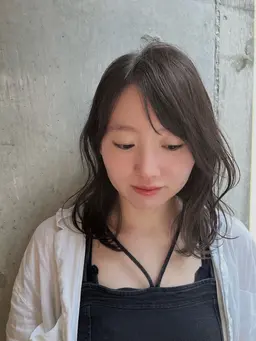 〝ブリーチなしの透明感カラー”