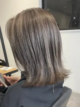 カット+ハイライト+オーガニックカラー+トリートメント