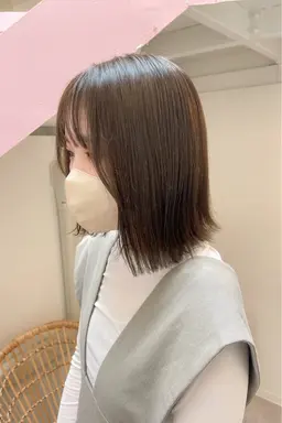 『kyon特別クーポン🩵』40%off  似合わせカット＋ナチュラルストレート¥14980