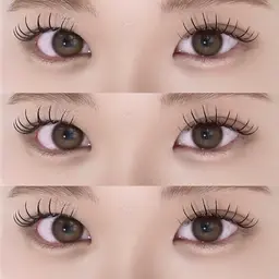 まつ毛エクステモデル　80本　3ヶ月以内にまつ毛パーマをしていない方のみ
