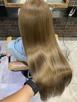 🌙１２月限定🌙ミルクティーベージュ＆グレージュ🌙ダブルカラー＆髪質改善トリートメント/吉祥寺/ブリーチなし