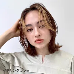 💫🪞【完全無料】カット＋イヤリングカラー