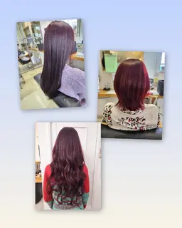 【🍷暖色カラー🍷】🍁秋冬❄オススメの暖色系カラー限定クーポン♪※ワンカラーの施術限定※鎖骨下の長さは+¥1,100