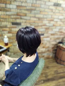 【染みない白髪染め！】カット+ヘアマニキュア   ¥11500