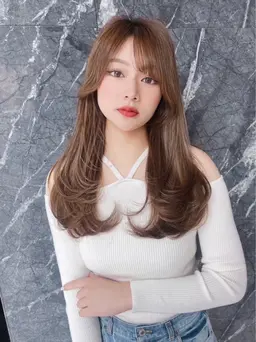 【金曜日3名様限定メニュー🉐】似合わせカット💇‍♀️＋🩵ブリーチ無しダブルカラー🩵＋✨髪質改善トリートメント✨