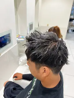 カット＋パーマ＋メッシュ