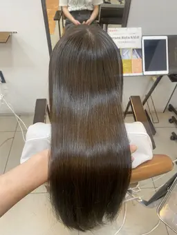 🌿カット+艶カラー+最高級カシミアトリートメント ¥7800