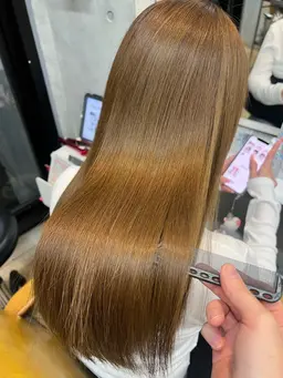 【⟡.·しっかりヘアケアコース⟡.·】似合わせカット＋艶カラー＋4stepカスタムトリートメント⌇白髪染め◎