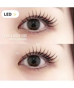 【LEDマツエク 】​〜​100本 フラットラッシュ《 持続力1.5倍 》