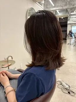 🪴ナチュラルハイライトケアカラー　（白髪ぼかしも🙆🏻‍♀️）