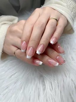 【クリアベース】フレンチネイル