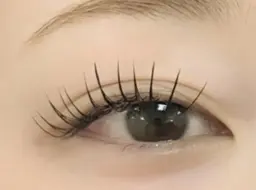 ✨12/25まで限定✨【オフ込み】LEDフラットラッシュ1時間付け放題✨️束感コーティング付きෆ‪