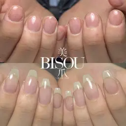 自爪育成メニューオフなしクリア仕上げ（カラー仕上げ+¥2000）