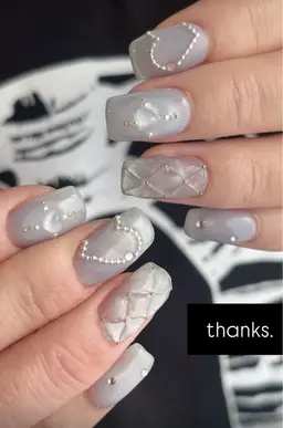 【クリスマスネイル/年末年始デザインも🤍】60分持ち込みアートし放題パーツ有¥9900→¥8000