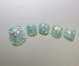 【フット】持ち込みデザデザイン 90分、アート2本、初回ジェルオフ無料