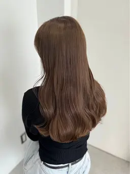 【トーンアップしたい方👉🏻】レイヤーorメンテナンスカット➕ブリーチなしWカラー➕内部補修髪質改善➕韓国風コテ巻き