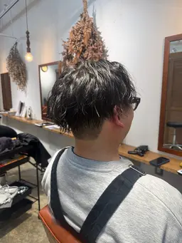 《3、4月》鶴舞店限定🌟【メンズカット＆パーマ💙👟(現金決済のみ)】※注意事項＆日時指定あり！