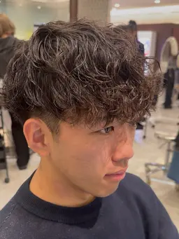 ✨土日men's限定!!🌈SNS急上昇!!【🇪🇸カット+スペインカール🇪🇸】✨+クレンジング付きクーポン!!