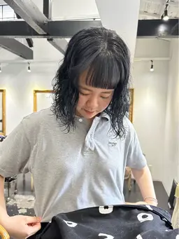 【しっかり色持ち！落とせる暗染め🐾】就活、学生オススメ！ブリーチで落とせる暗染め＋艶トリートメント