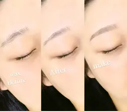 眉ワックス＋眉ティント
