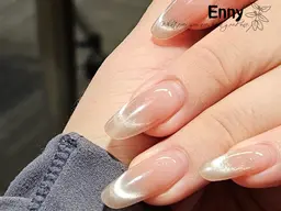 【2級持ち研修ネイリスト】マグネットフレンチ¥4500