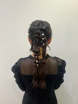 お呼ばれヘアセット✨