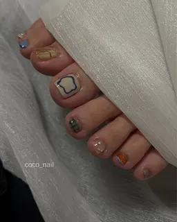 【他店オフあり】フットネイル
