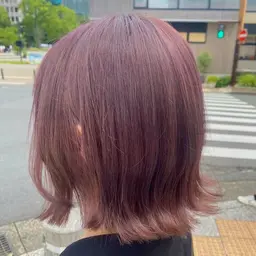 【春カラーでフレッシュに❕】カット➕ピンク系🎀orオリーヴ系ケアカラー👒➕Aujuaトリートメント