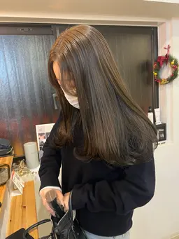 🩰シークレットハイライト＋シークレットカラー＋似合わせカット＋ハホニコトリートメント🫶🏻【髪質改善ケアカラー付】