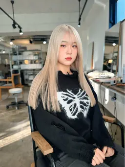 当日限定🌈初めてのご来店お客様にオススメ🌈ダメージ95%カット🌈ケアブリーチ+ダブルカラー+艶々トリートメント