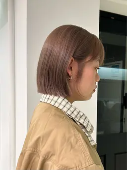 【ミニモ学割クーポン】ケアブリーチ＋前処理トリートメント付きカラー＋オージュアトリートメント🧺ご新規様限定メニュー