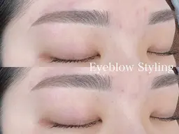 《黄金比で美眉に》眉スタイリング＋眉Wax （保湿・メイク込）