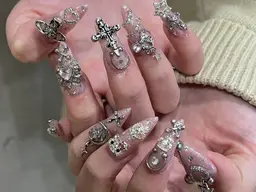 【チップスカルプ】TOP スーパーロング、持ち込みやり放題、豪華無限制パーツつけ放題☆19980円