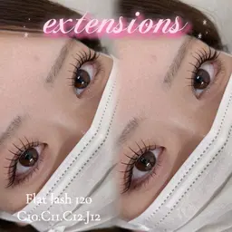 〖🌷今だけ‼️人気No.1メニュー🌷〗パリエク♥️フラットラッシュマツエク(120本)×まつパ