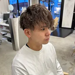 カット+ハイライト+パーマ